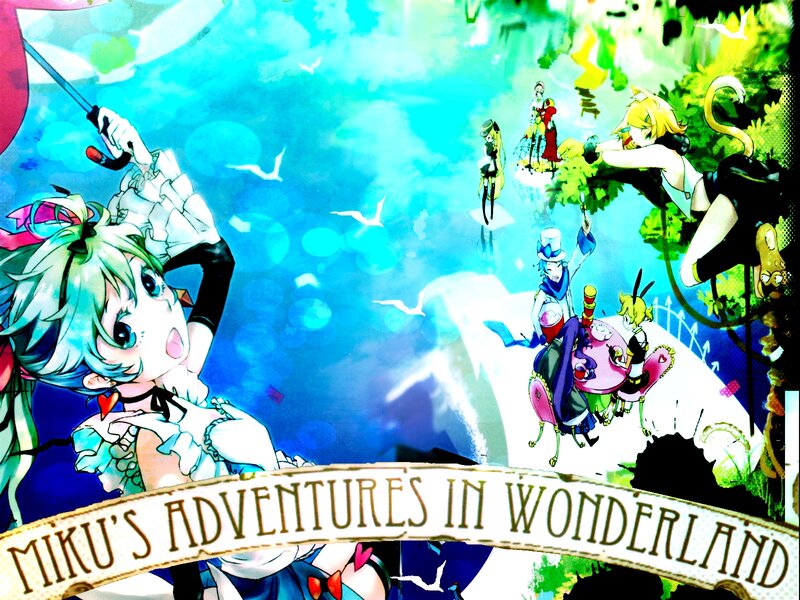 Miku in Wonderland — Blue