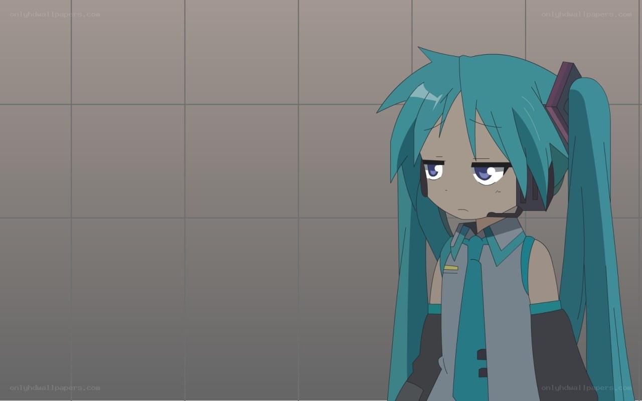 Miku looking sad