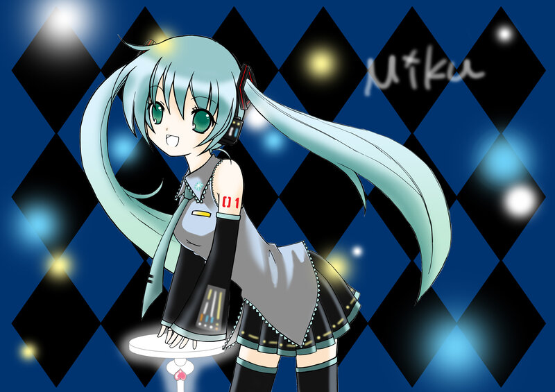 Miku on stage