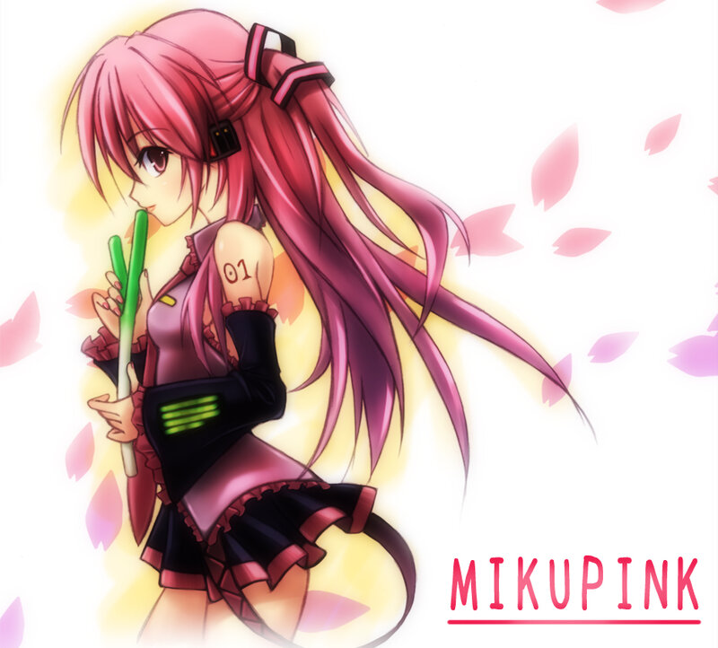 Miku Pink character art
