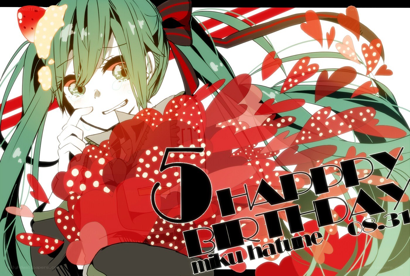 Miku's birthday illustration