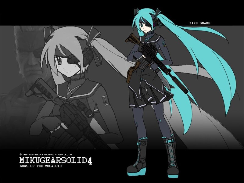 Miku Snake character art