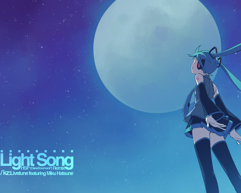 Miku under the moon