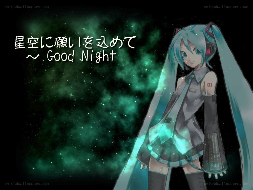 Miku under the stars