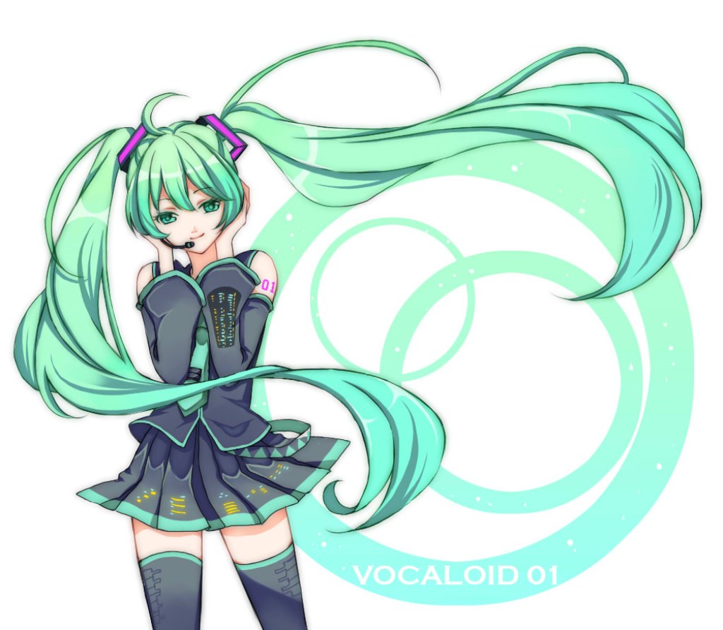 Miku Vocaloid character art