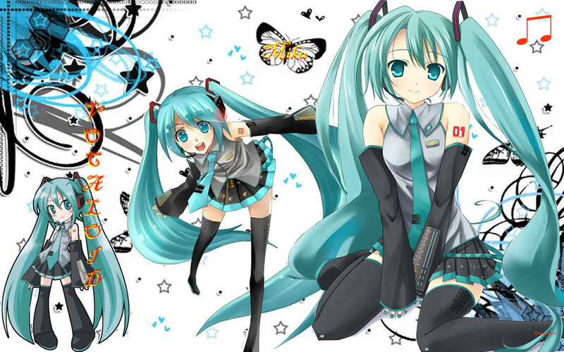 Miku Vocaloid characters