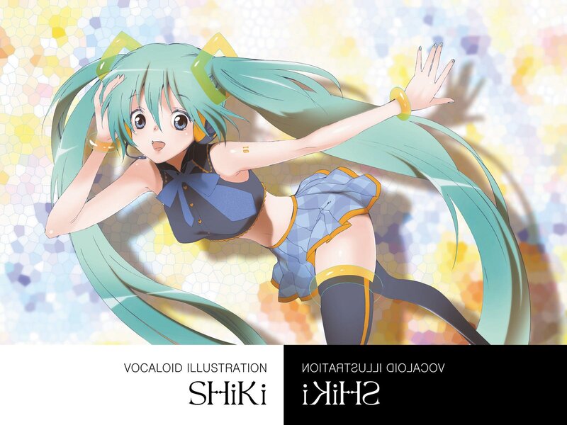 Miku Vocaloid Illustration