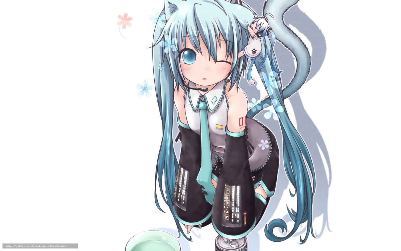 Miku with cat ears