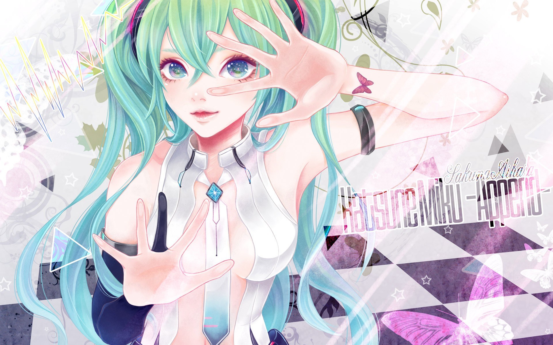 Miku with hand gestures