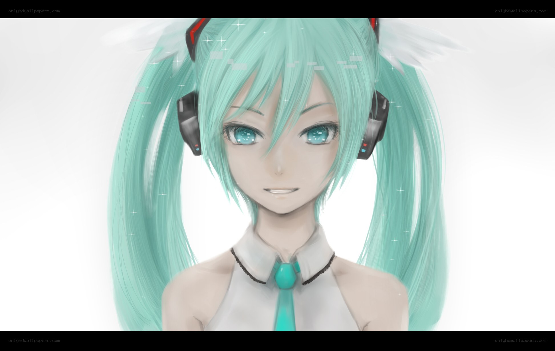 Miku with headphones