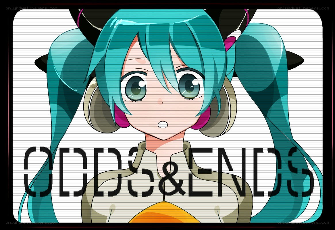 Miku with headphones