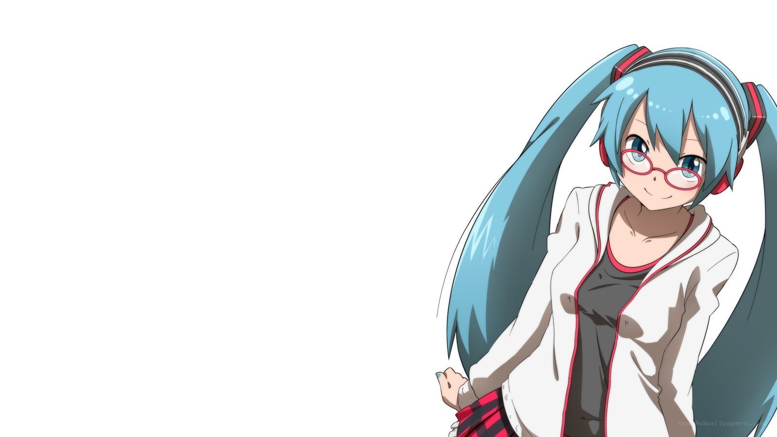 Miku with headphones