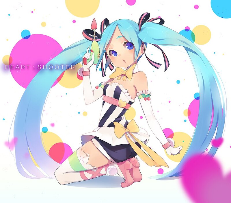 Miku with heart shooter