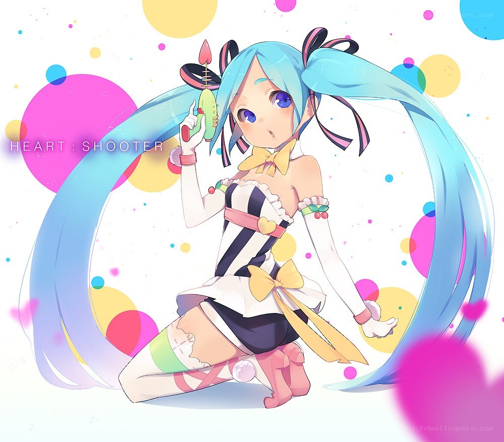 Miku with heart shooter