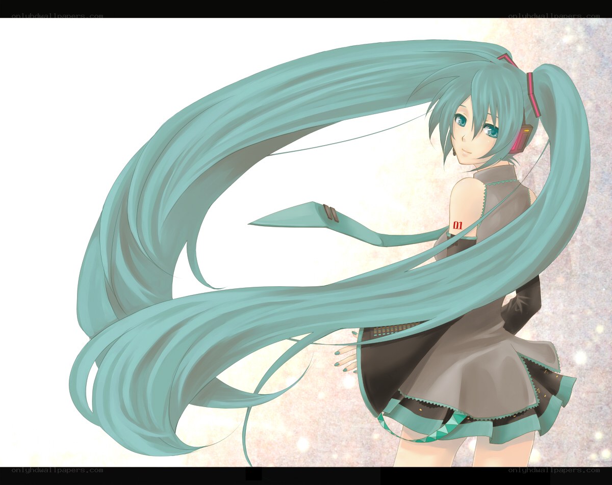 Miku with long hair