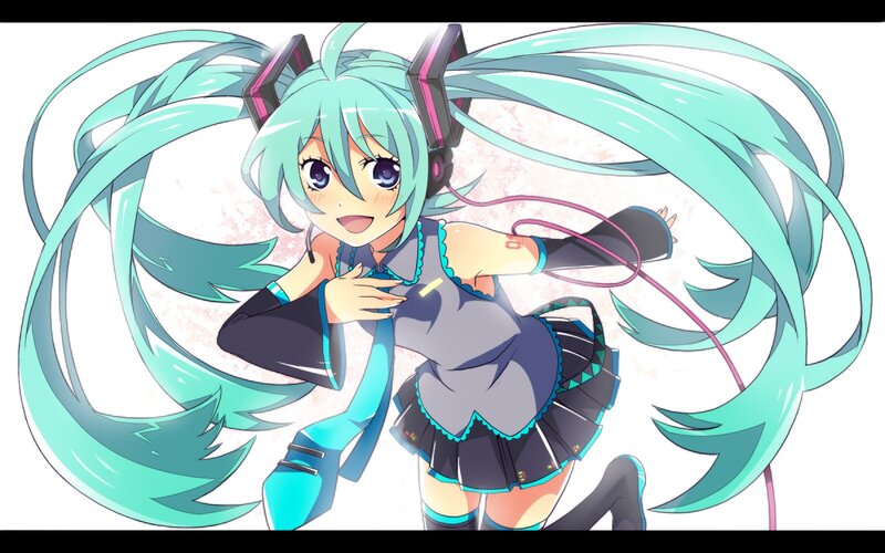Miku with long hair