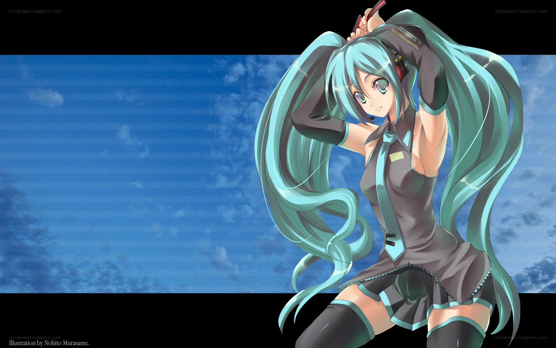 Miku with long hair