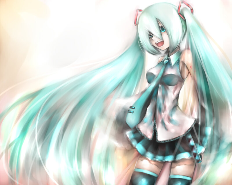 Miku with long hair