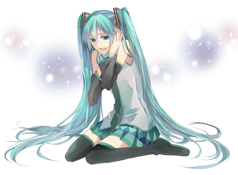 Miku with long hair