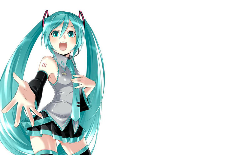 Miku with long hair