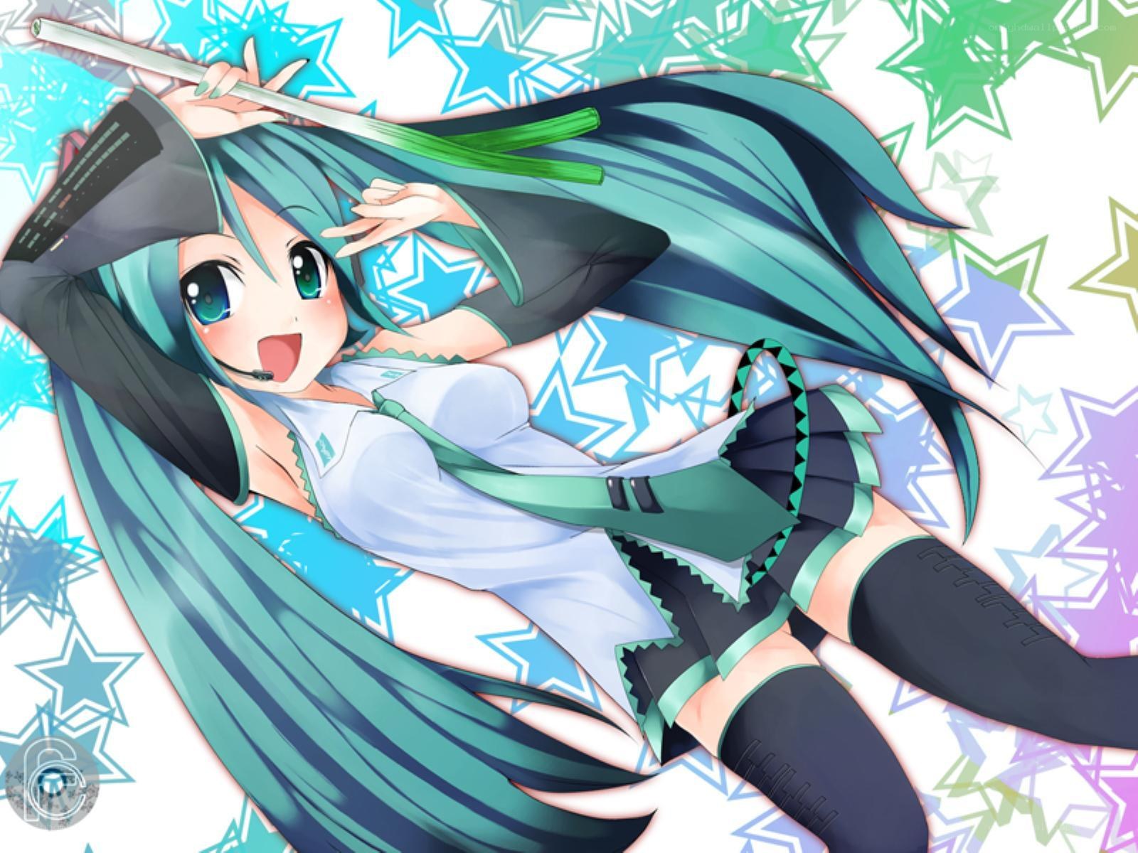 Miku with stars