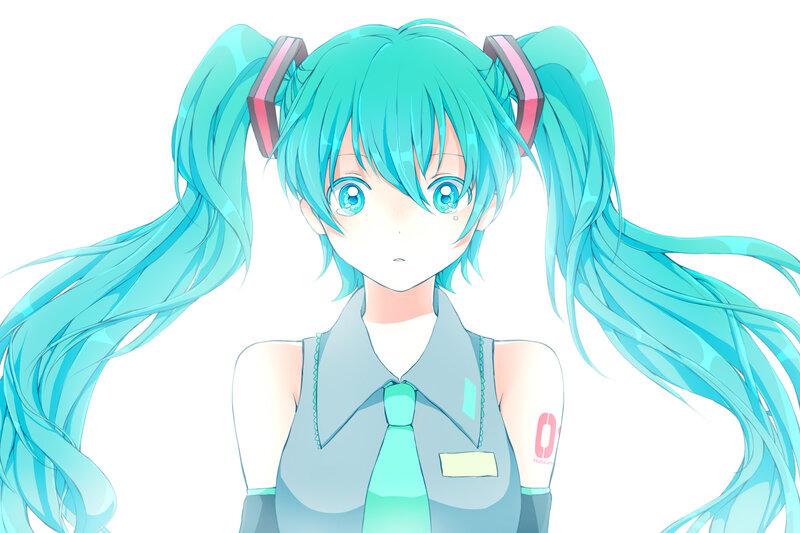 Miku with tears