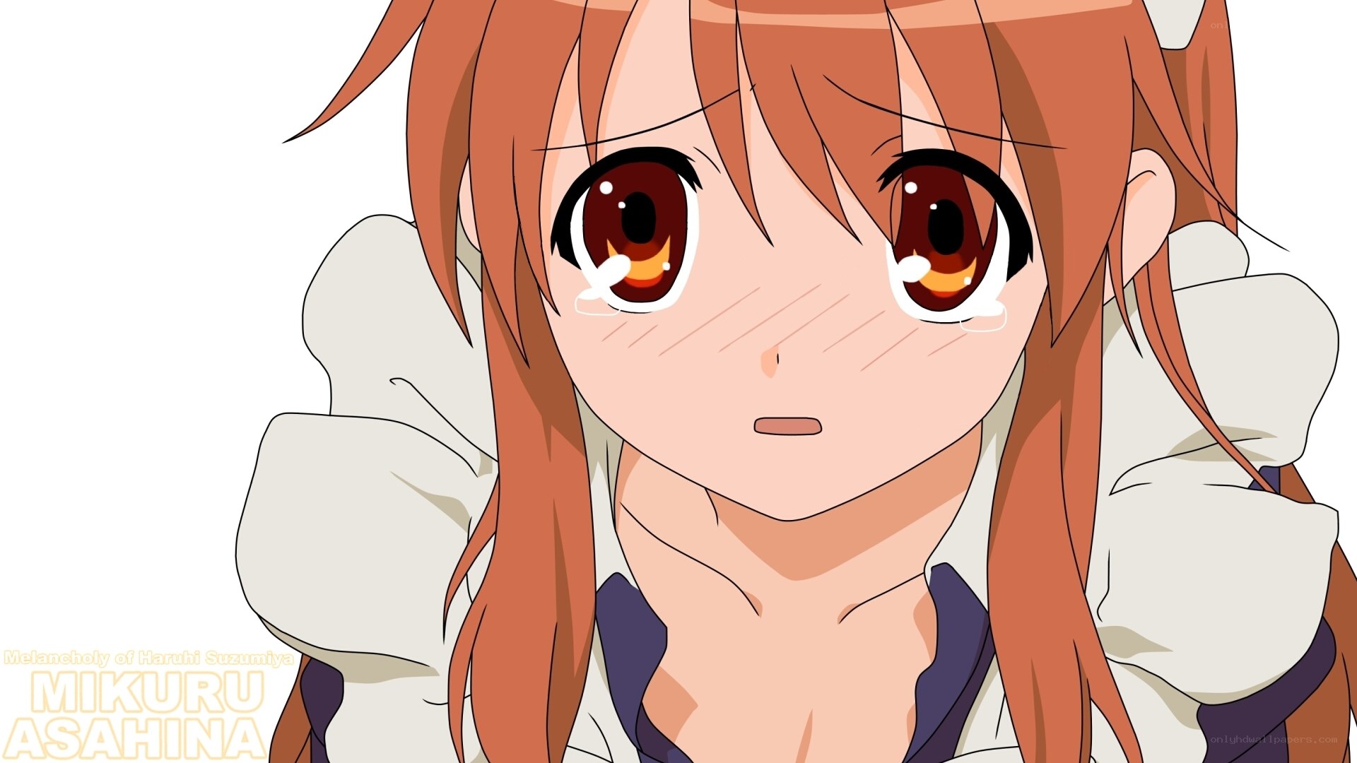 Mikuru Asahina crying