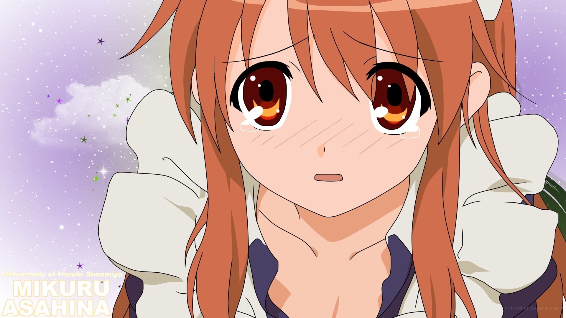 Mikuru Asahina crying