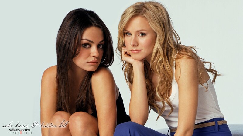 Mila Kunis and Kristen Bell