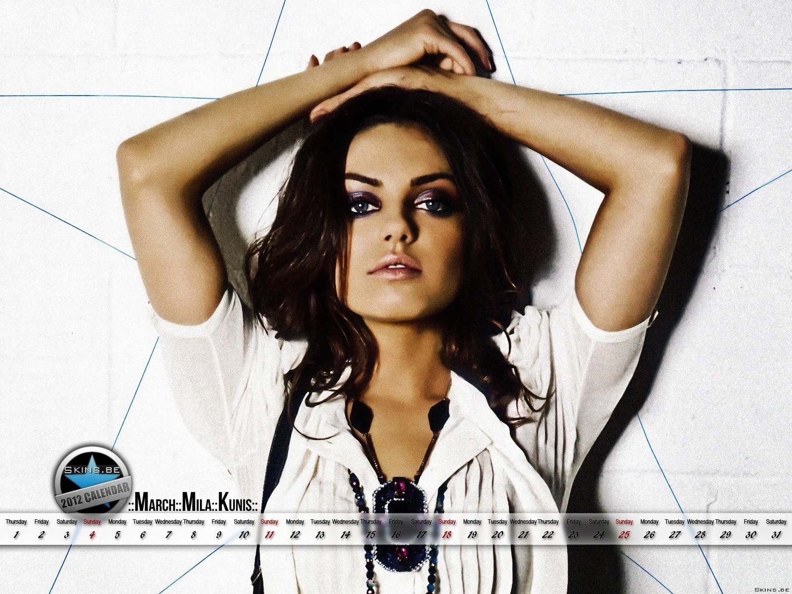 Mila Kunis March calendar
