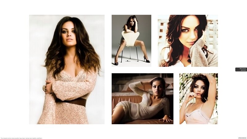 Mila Kunis photo collage