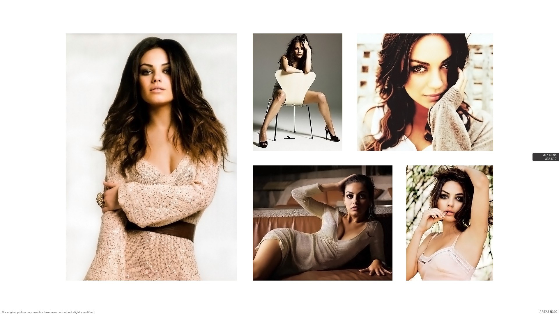 Mila Kunis photo collage