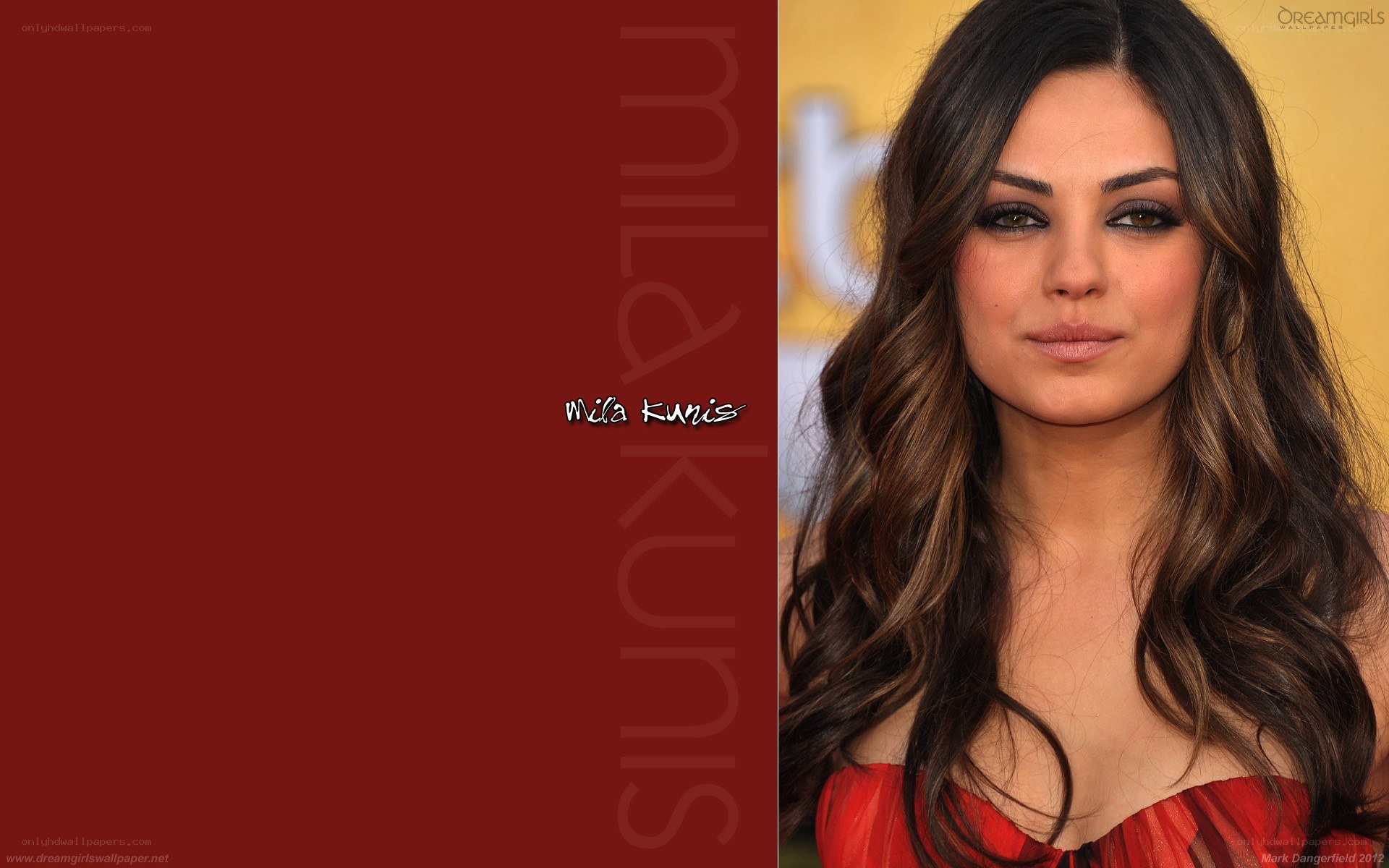 Mila Kunis portrait wallpaper