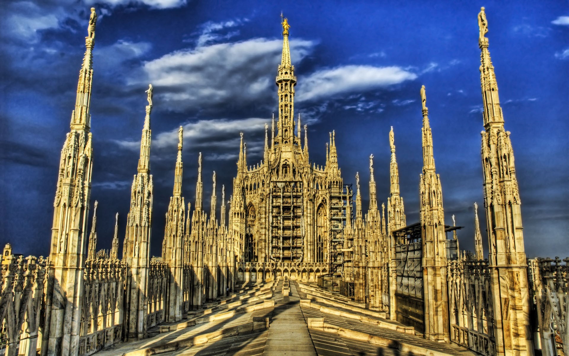 Milan Cathedral spires