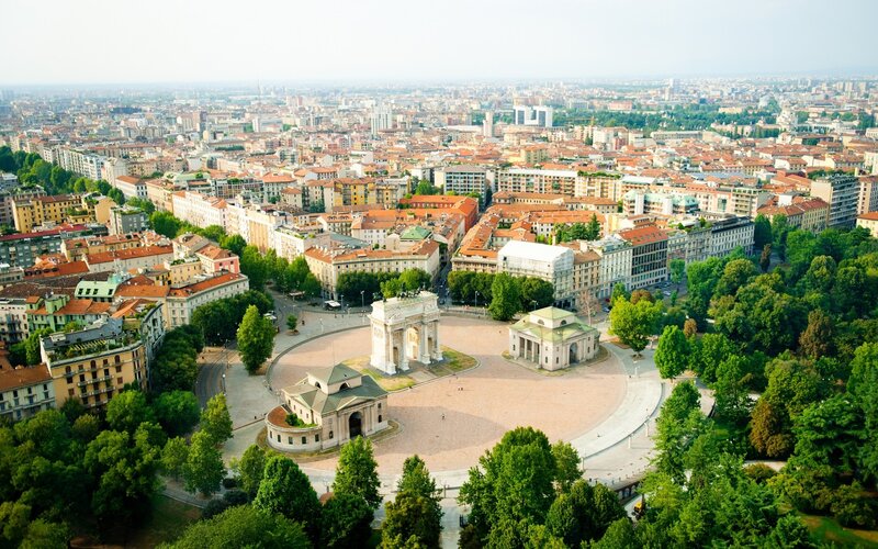 Milan Cityscape View