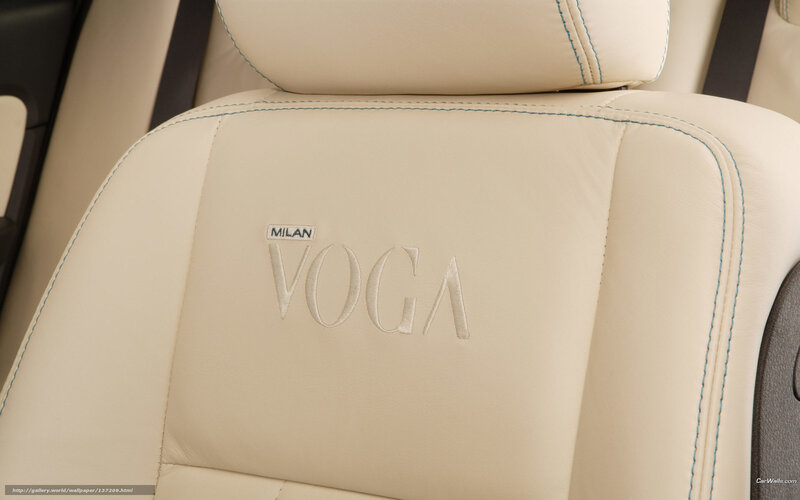 Milan Voga car seat embroidery
