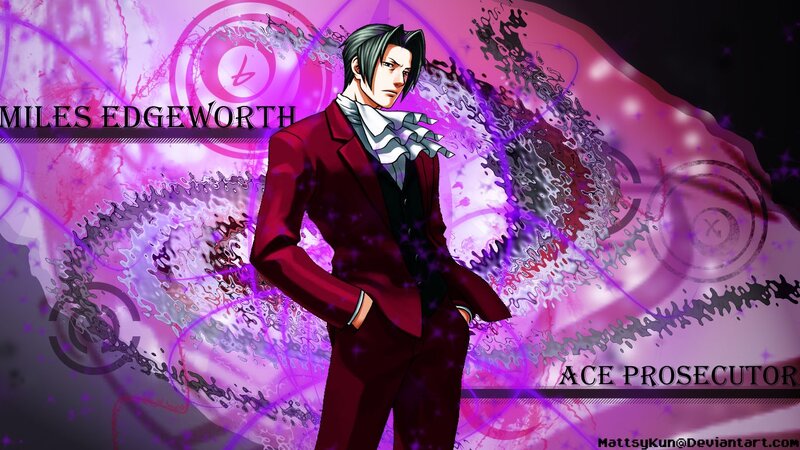 Miles Edgeworth character art