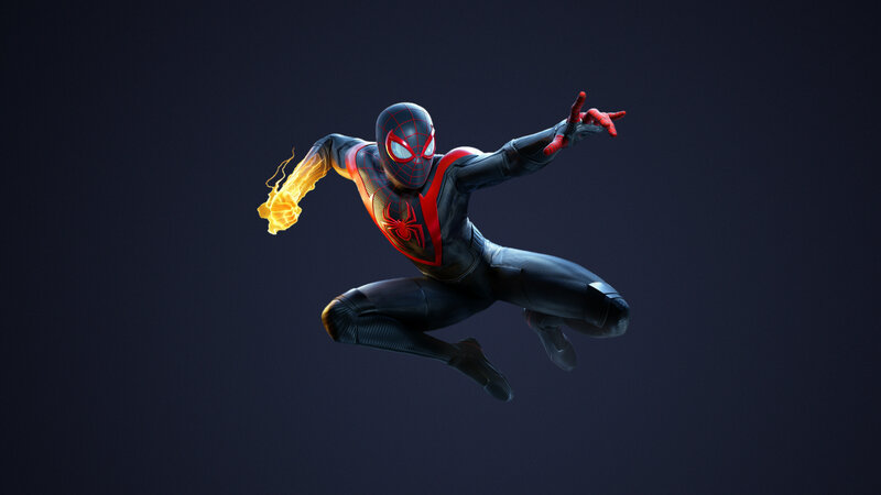 Miles Morales as Spider-man — Black