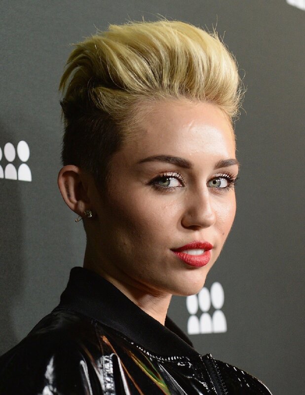 Miley Cyrus at an event
