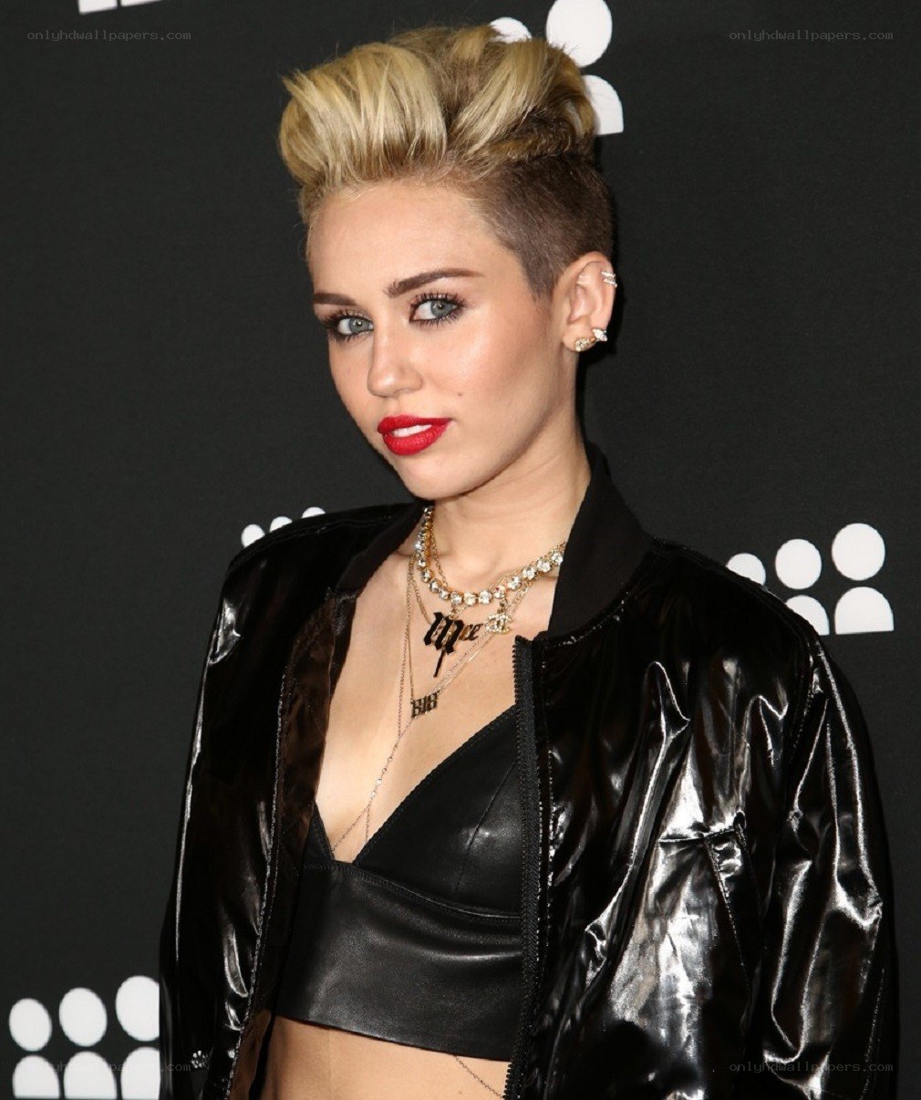 Miley Cyrus at an event