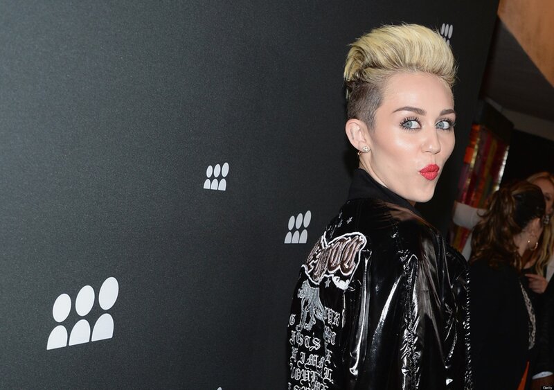 Miley Cyrus at event