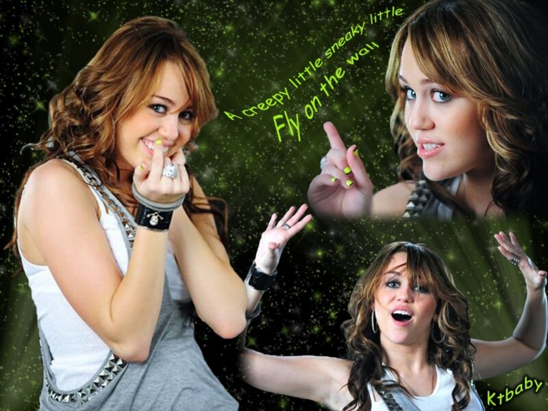 Miley Cyrus Collage — Green