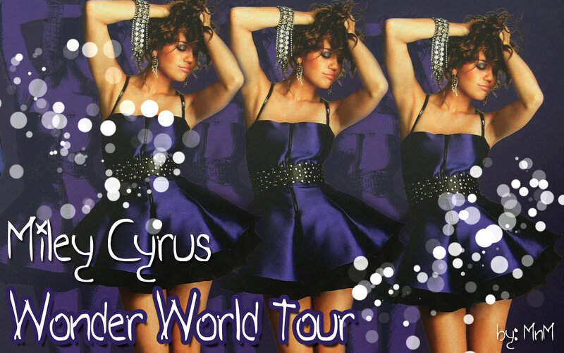 Miley Cyrus in Purple Dress