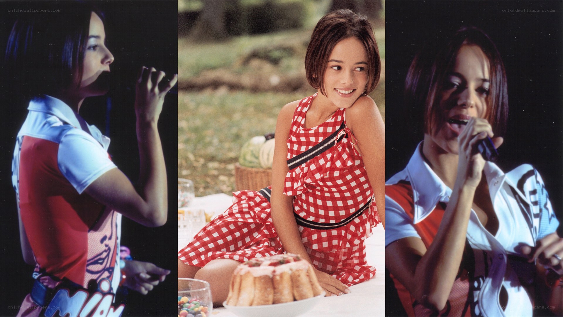 Miley Cyrus in three scenes