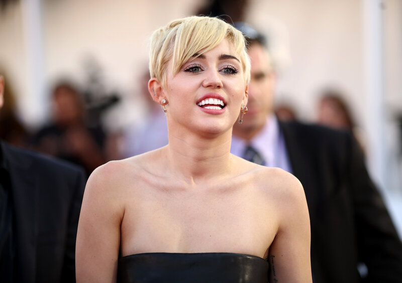 Miley Cyrus on red carpet