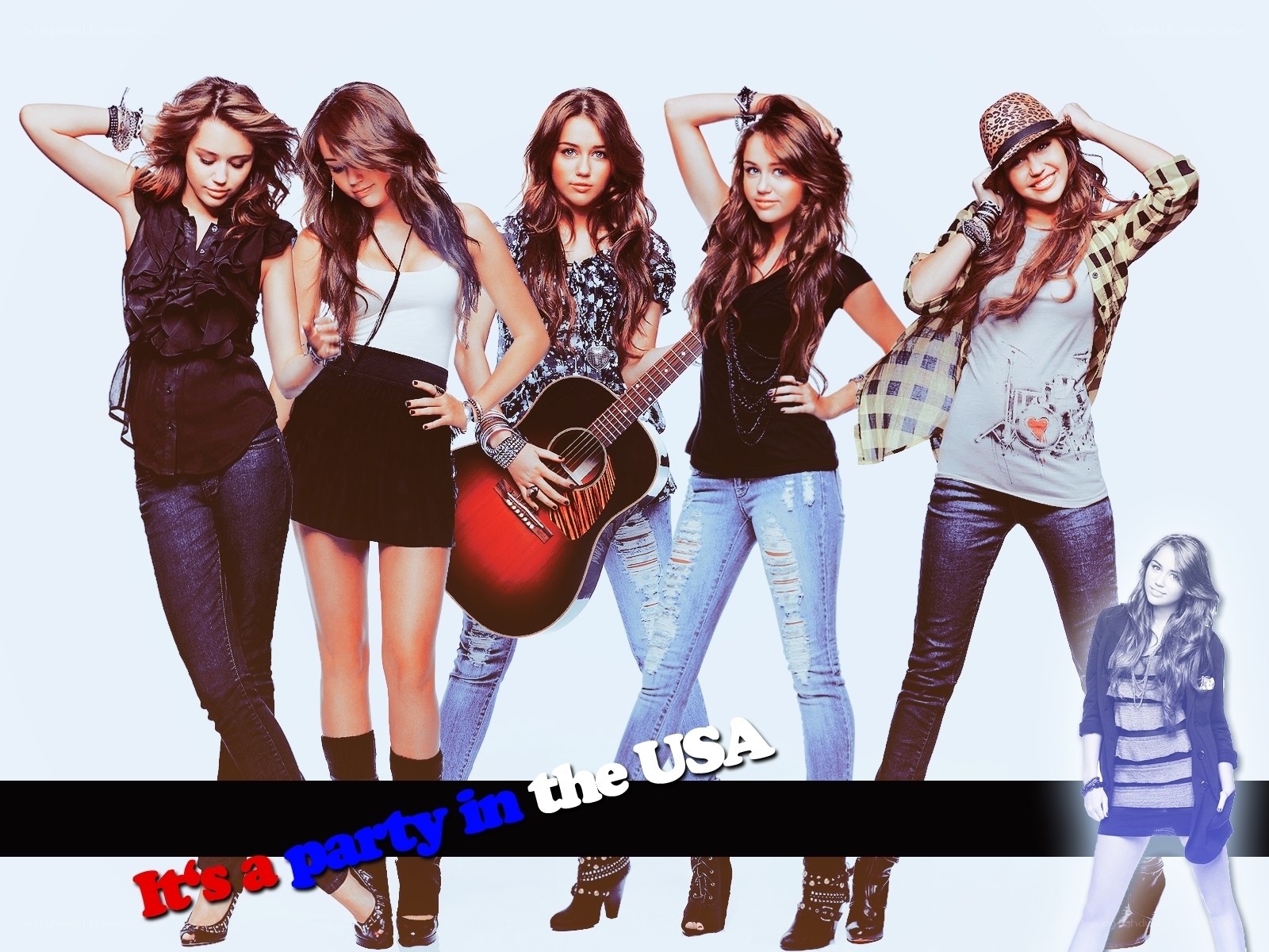 Miley Cyrus party in the USA