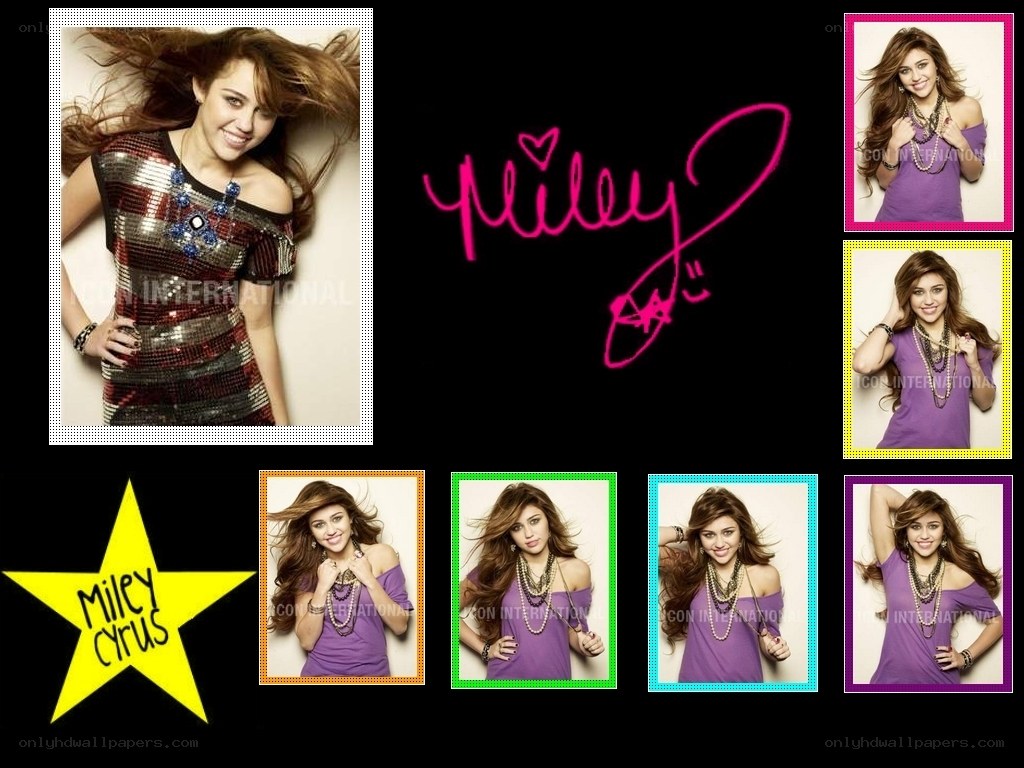 Miley Cyrus photo collage