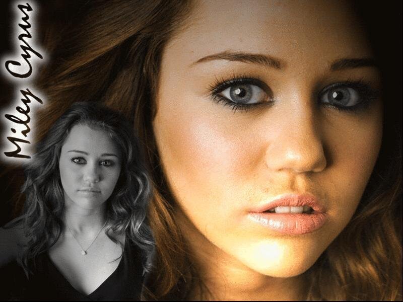 Miley Cyrus portrait collage