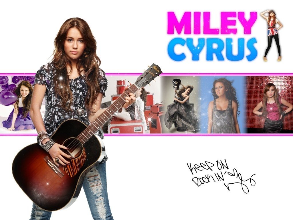 Miley Cyrus promotional poster