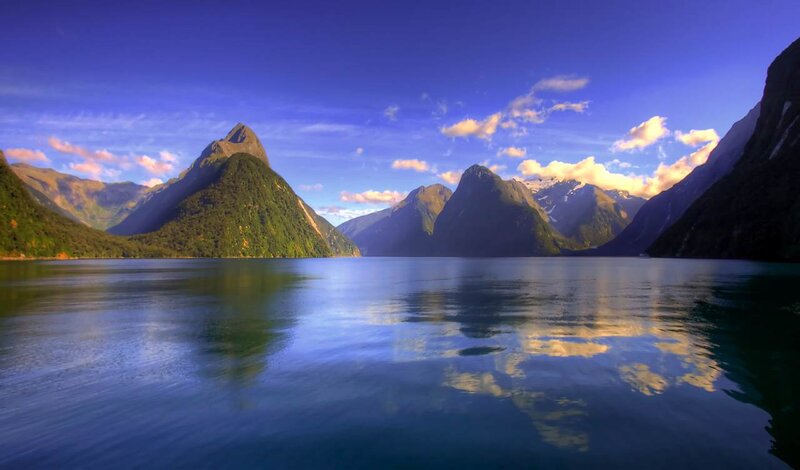 Milford Sound Fjord — Blue